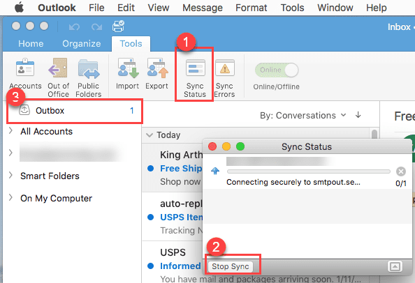 offline archive of outlook for mac